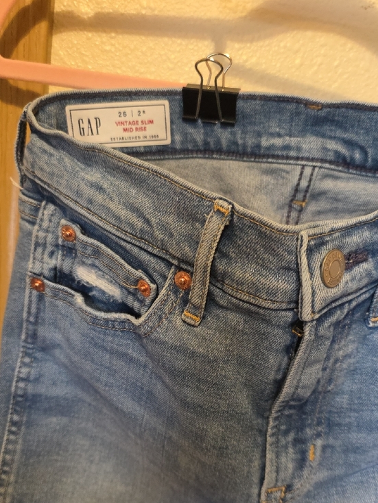 GAP Denim - GAP Women’s High Rise Jeans - Light Blue Wash